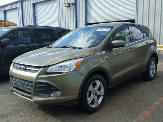 1FMCU0GX3DUB66057 - 2013 FORD ESCAPE SE GREEN photo 2