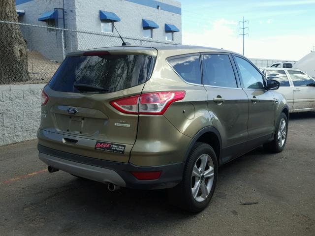 1FMCU0GX3DUB66057 - 2013 FORD ESCAPE SE GREEN photo 4