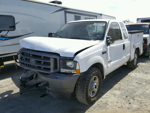 1FTNX20P94EC79533 - 2004 FORD F250 SUPER WHITE photo 2