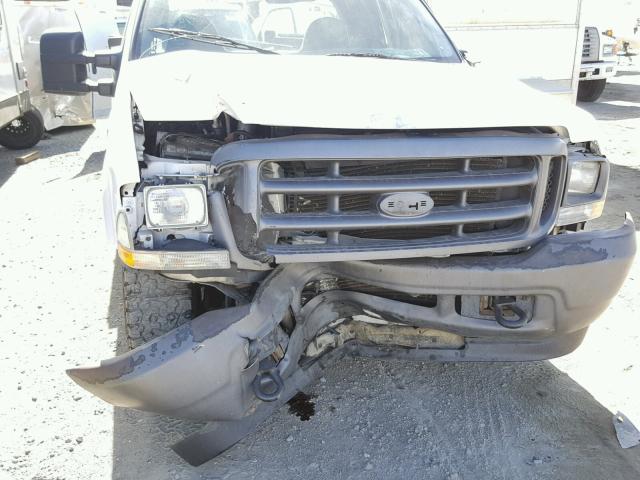 1FTNX20P94EC79533 - 2004 FORD F250 SUPER WHITE photo 9