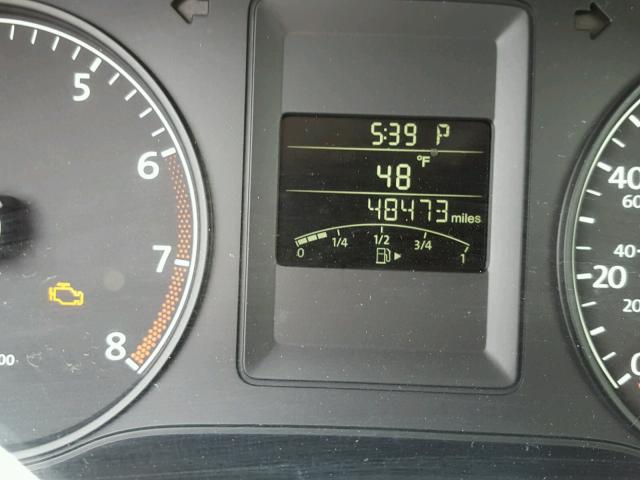 3VW2K7AJ2EM252076 - 2014 VOLKSWAGEN JETTA BASE GRAY photo 8