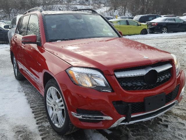 WDCGG8JB9EG329071 - 2014 MERCEDES-BENZ GLK 350 4M RED photo 1