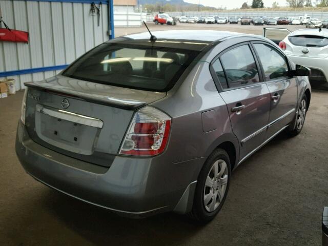 3N1AB6AP0BL636505 - 2011 NISSAN SENTRA/S/S GRAY photo 4