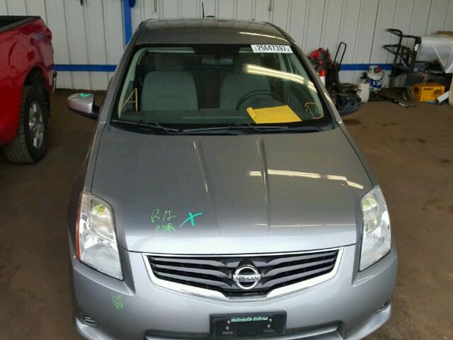 3N1AB6AP0BL636505 - 2011 NISSAN SENTRA/S/S GRAY photo 9