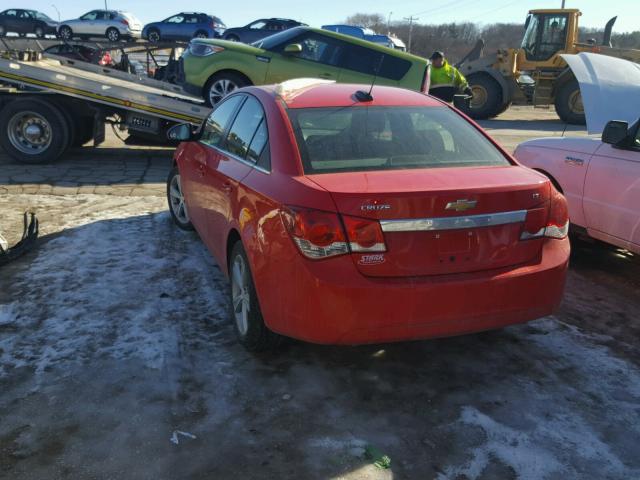 1G1PE5SB4F7155235 - 2015 CHEVROLET CRUZE LT RED photo 3