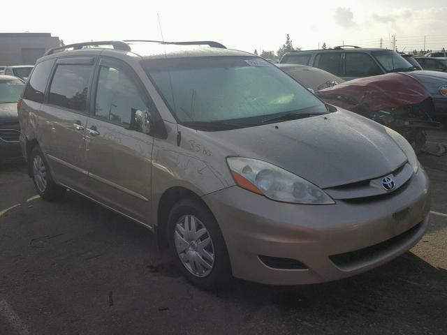 5TDZK23C57S098145 - 2007 TOYOTA SIENNA CE GOLD photo 1