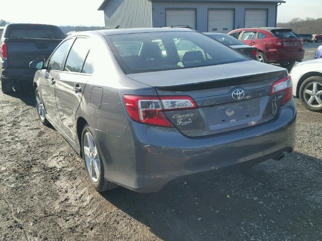 4T1BF1FKXEU462888 - 2014 TOYOTA CAMRY L GRAY photo 3