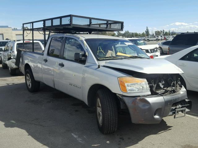 1N6AA07G18N304471 - 2008 NISSAN TITAN XE SILVER photo 1