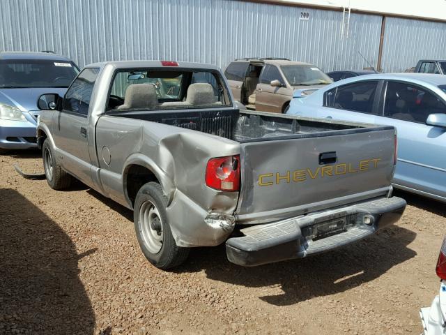 1GCCS145528148135 - 2002 CHEVROLET S TRUCK S1 TAN photo 3