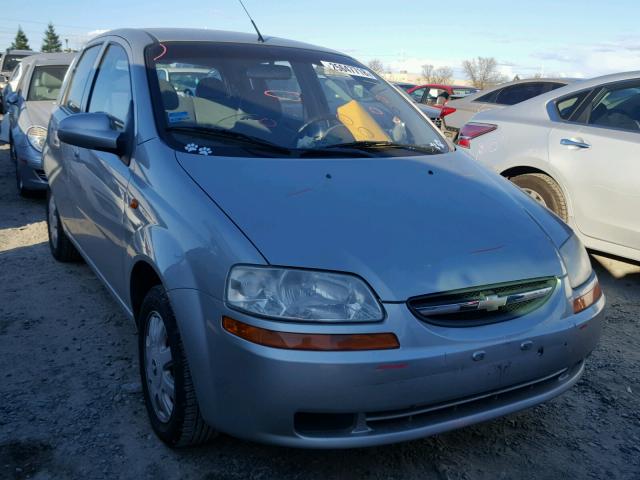 KL1TJ62614B135200 - 2004 CHEVROLET AVEO LS SILVER photo 1