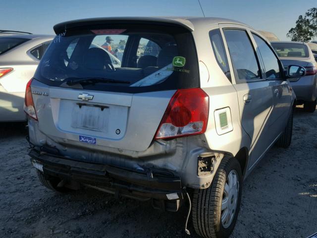 KL1TJ62614B135200 - 2004 CHEVROLET AVEO LS 银色 照片 4
