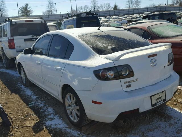 JM1BK12F271744097 - 2007 MAZDA 3 I WHITE photo 3