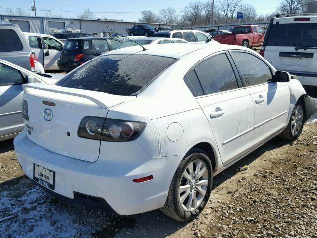 JM1BK12F271744097 - 2007 MAZDA 3 I WHITE photo 4