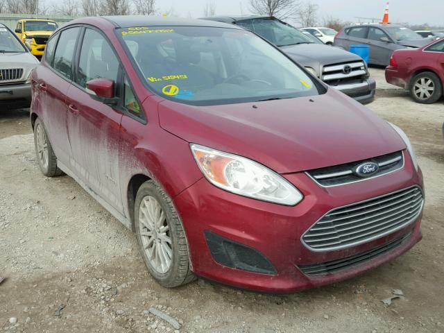 1FADP5AU8DL512451 - 2013 FORD C-MAX SE MAROON photo 1