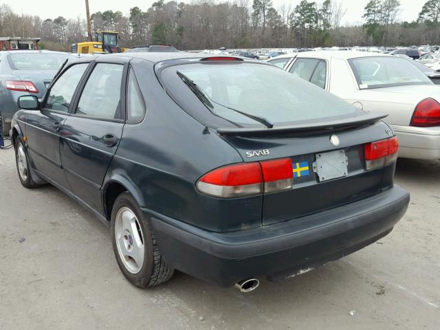 YS3DF55N0X2007796 - 1999 SAAB 9-3 SE GREEN photo 3