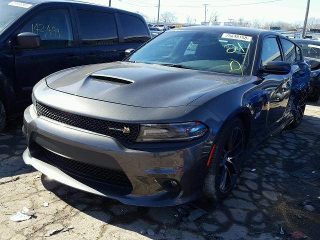 2C3CDXGJ4GH235293 - 2016 DODGE CHARGER R/ GRAY photo 2
