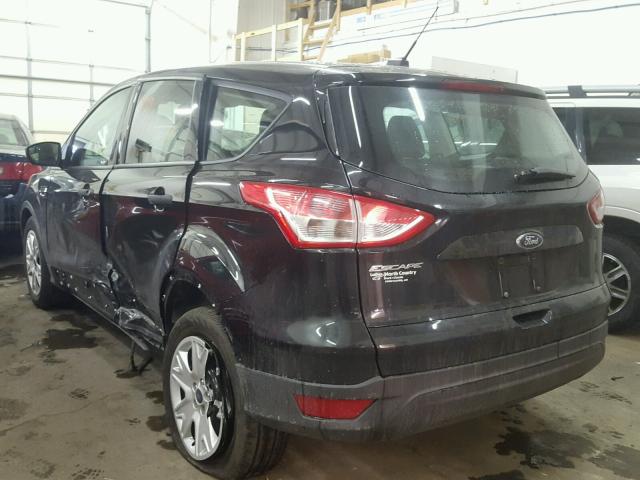 1FMCU0F70EUB13271 - 2014 FORD ESCAPE S BLACK photo 3