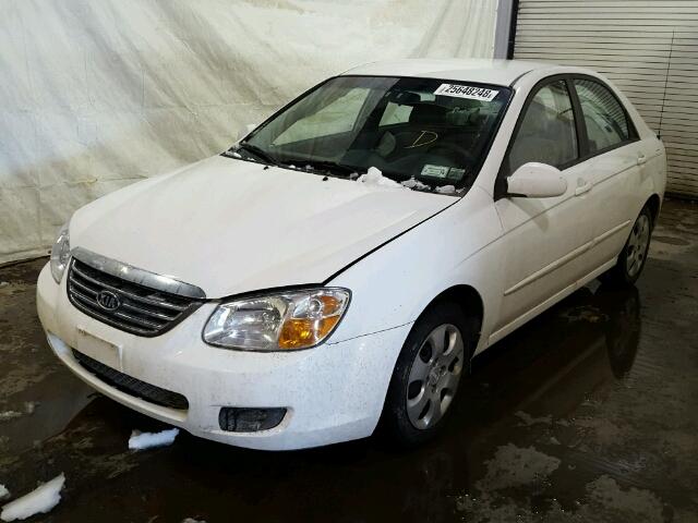 KNAFE122885544824 - 2008 KIA SPECTRA EX WHITE photo 2