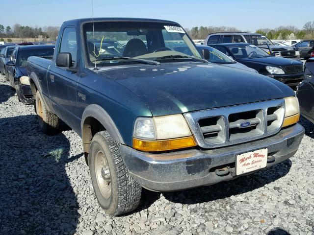 1FTYR11V5XPA24773 - 1999 FORD RANGER GREEN photo 1