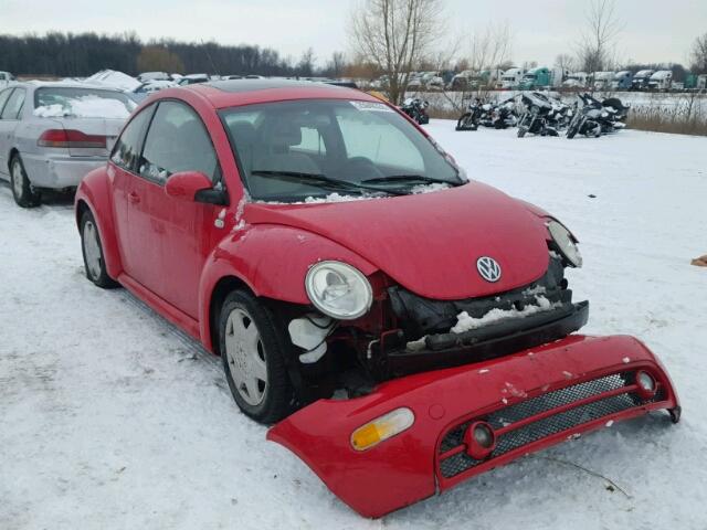 3VWCS21C01M430053 - 2001 VOLKSWAGEN NEW BEETLE RED photo 1