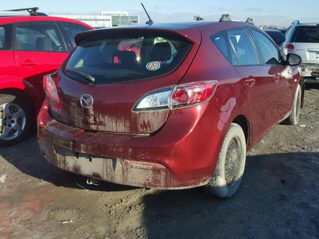 JM1BL1HF0A1167324 - 2010 MAZDA 3 I RED photo 4