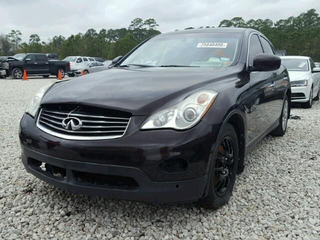 JNKAJ09F38M355000 - 2008 INFINITI EX35 BASE PURPLE photo 2