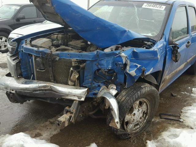 1GCCS33E588214978 - 2008 CHEVROLET COLORADO L BLUE photo 9