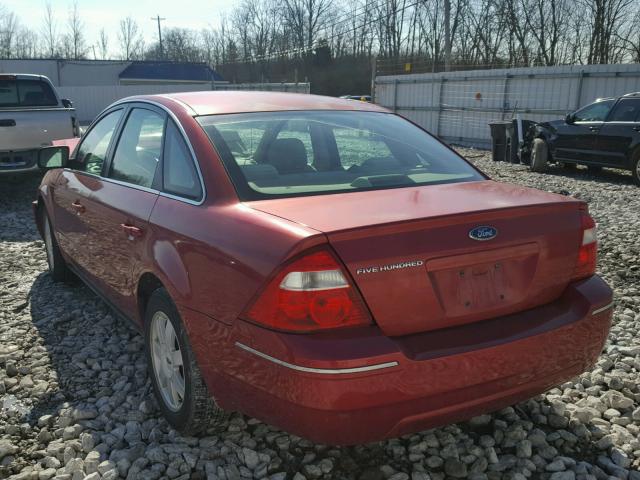 1FAFP23165G205526 - 2005 FORD FIVE HUNDR RED photo 3