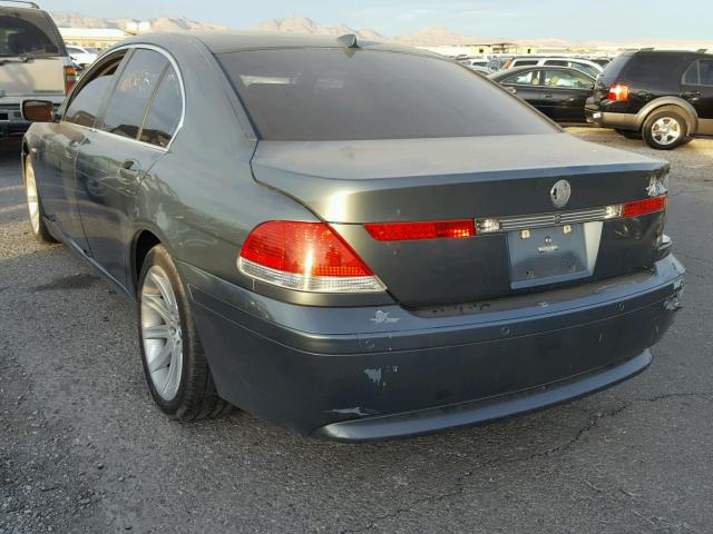 WBAGL63473DP62730 - 2003 BMW 745 I GRAY photo 3