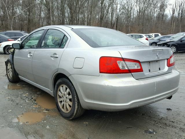 4A3AB36F59E017000 - 2009 MITSUBISHI GALANT ES SILVER photo 3