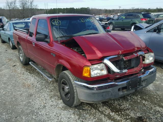 1FTYR44E24PA64947 - 2004 FORD RANGER SUP RED photo 1