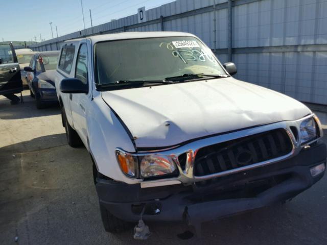 5TENL42N74Z392235 - 2004 TOYOTA TACOMA WHITE photo 1