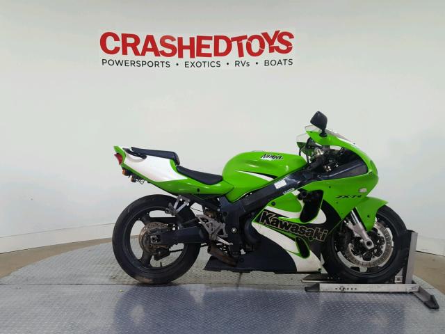 JKAZXDP131A055377 - 2001 KAWASAKI ZX750 P GREEN photo 1