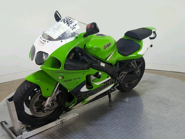 JKAZXDP131A055377 - 2001 KAWASAKI ZX750 P GREEN photo 4