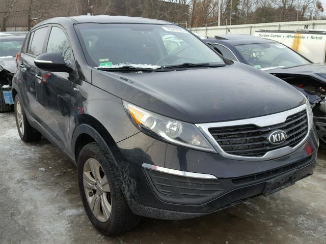 KNDPBCA22D7367246 - 2013 KIA SPORTAGE L BLACK photo 1