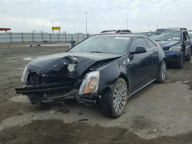 1G6DA1E37D0145312 - 2013 CADILLAC CTS BLACK photo 2