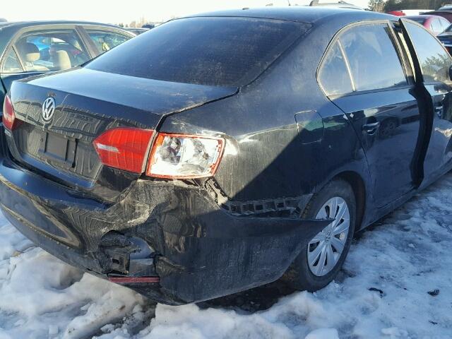 3VW2K7AJ3EM354485 - 2014 VOLKSWAGEN JETTA BASE 黑色 照片 9