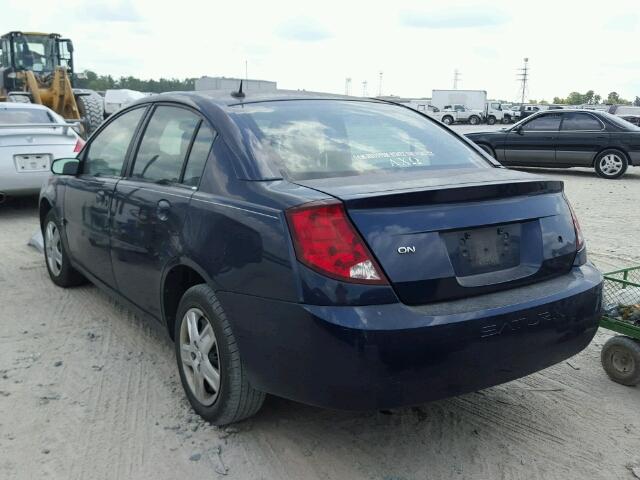1G8AJ55F57Z129864 - 2007 SATURN ION LEVEL BLUE photo 3