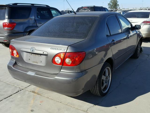 1NXBR32E85Z490529 - 2005 TOYOTA COROLLA CE GRAY photo 4