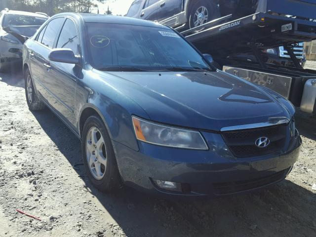 5NPEU46F36H090253 - 2006 HYUNDAI SONATA GLS BLUE photo 1