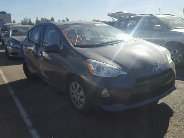 JTDKDTB3XE1565685 - 2014 TOYOTA PRIUS C CHARCOAL photo 1