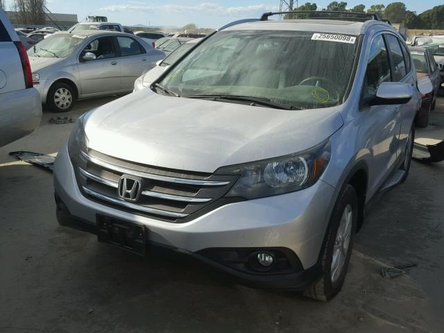 2HKRM3H54DH516402 - 2013 HONDA CR-V EX SILVER photo 2