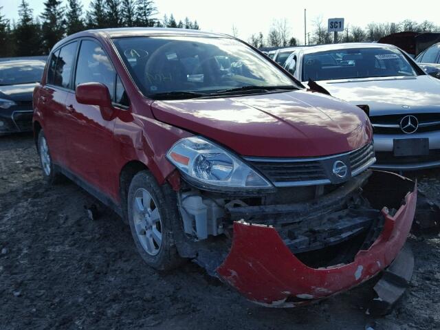 3N1BC13E69L478150 - 2009 NISSAN VERSA S RED photo 1