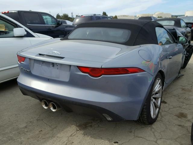 SAJWA6E77E8K06040 - 2014 JAGUAR F-TYPE BLUE photo 4