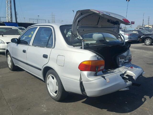1Y1SK52802Z415431 - 2002 CHEVROLET GEO PRIZM 灰色 照片 3
