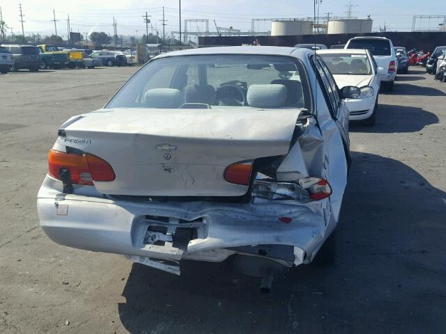 1Y1SK52802Z415431 - 2002 CHEVROLET GEO PRIZM 灰色 照片 9