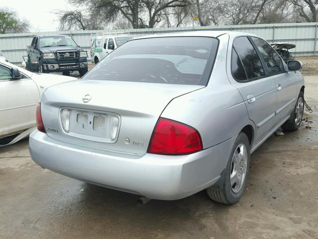 3N1CB51D14L910239 - 2004 NISSAN SENTRA 1.8 SILVER photo 4