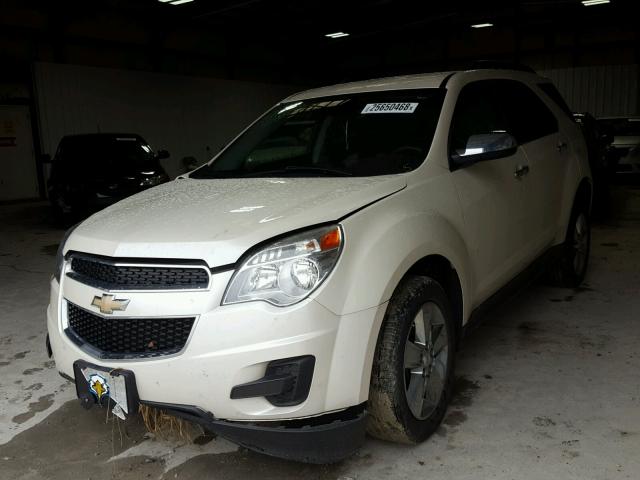 1GNALDEKXDZ128221 - 2013 CHEVROLET EQUINOX LT WHITE photo 2