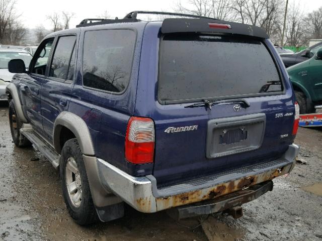 JT3HN86RXY0264514 - 2000 TOYOTA 4RUNNER SR BLUE photo 3