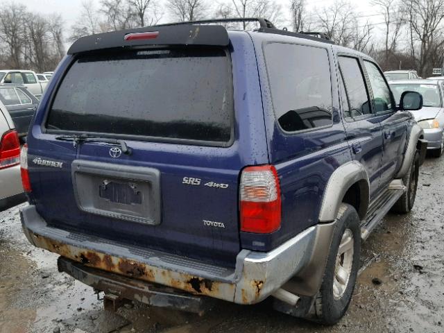 JT3HN86RXY0264514 - 2000 TOYOTA 4RUNNER SR BLUE photo 4